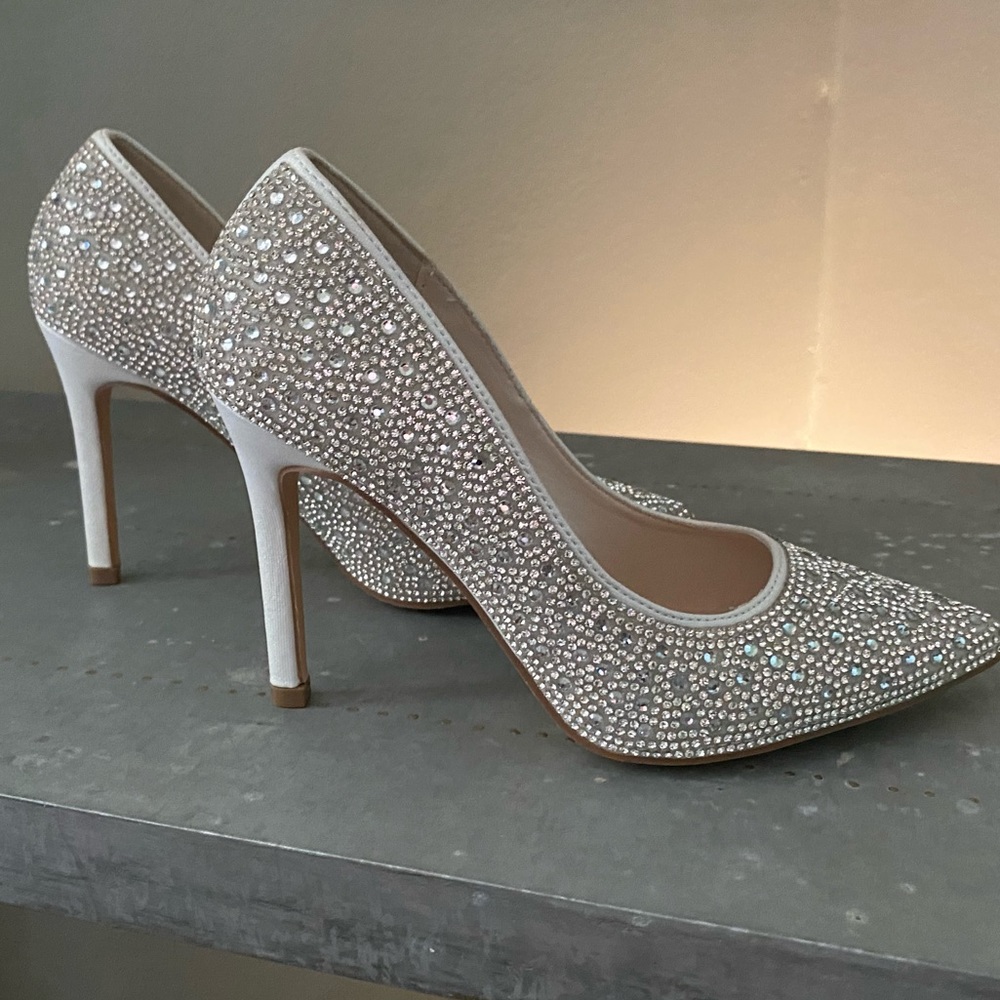 Crystal Wedding Pumps
